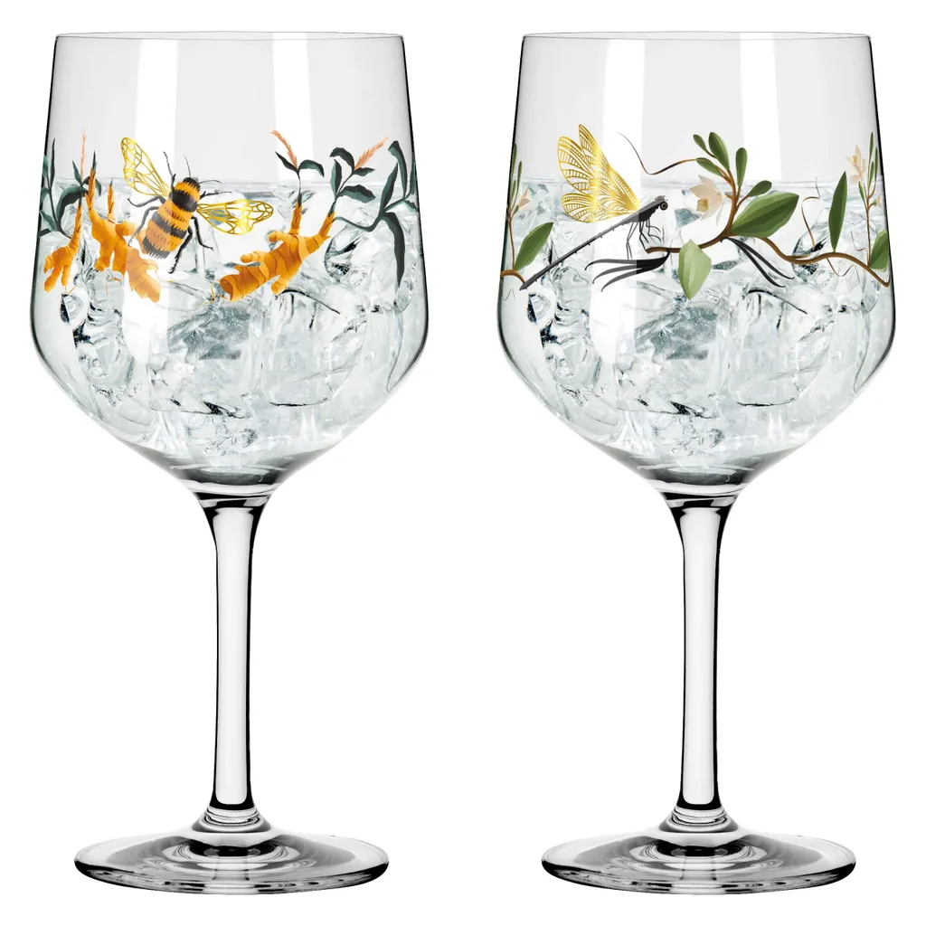 Ritzenhoff BOTANIC GLAMOUR GINGLAS SET #3, #4 - 3