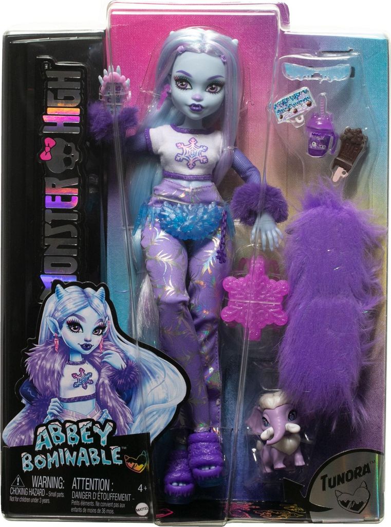 Mattel - Lalka Abbey Bominable Monster High 25cm z Immagine del prodotto 
