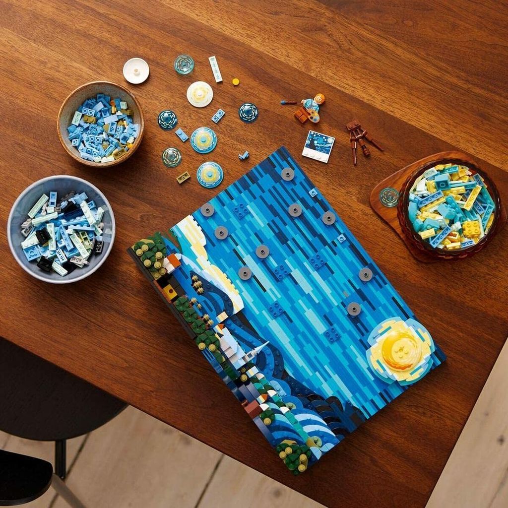 LEGO® Ideas 21333 Vincent van Gogh - Gwiaździsta noc Zdjęcie produktu 14