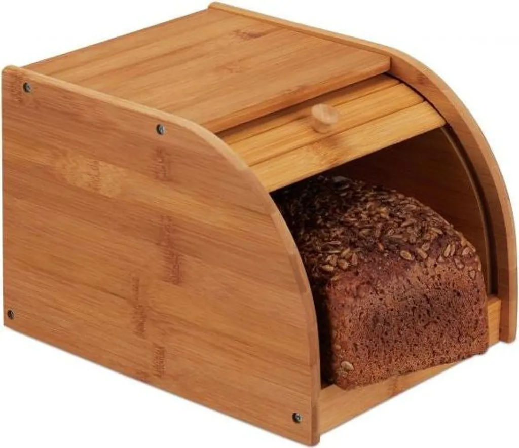 Cestino Porta Pane Bambù per Famiglia | Resistente e Lavabile
