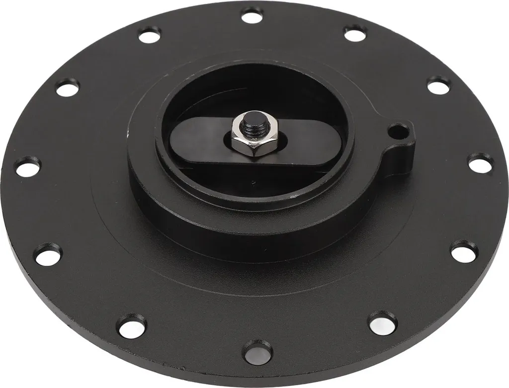 Couvercle de réservoir pile à combustible Billet aluminium 160 mm noir