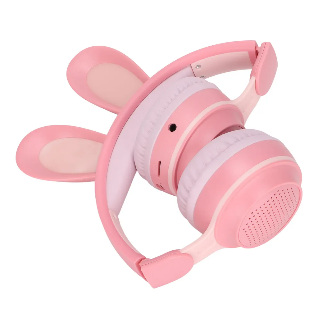 Casque d'oreille sans fil Bluetooth Enfant à LED avec Micro Intégré Bleu - 5