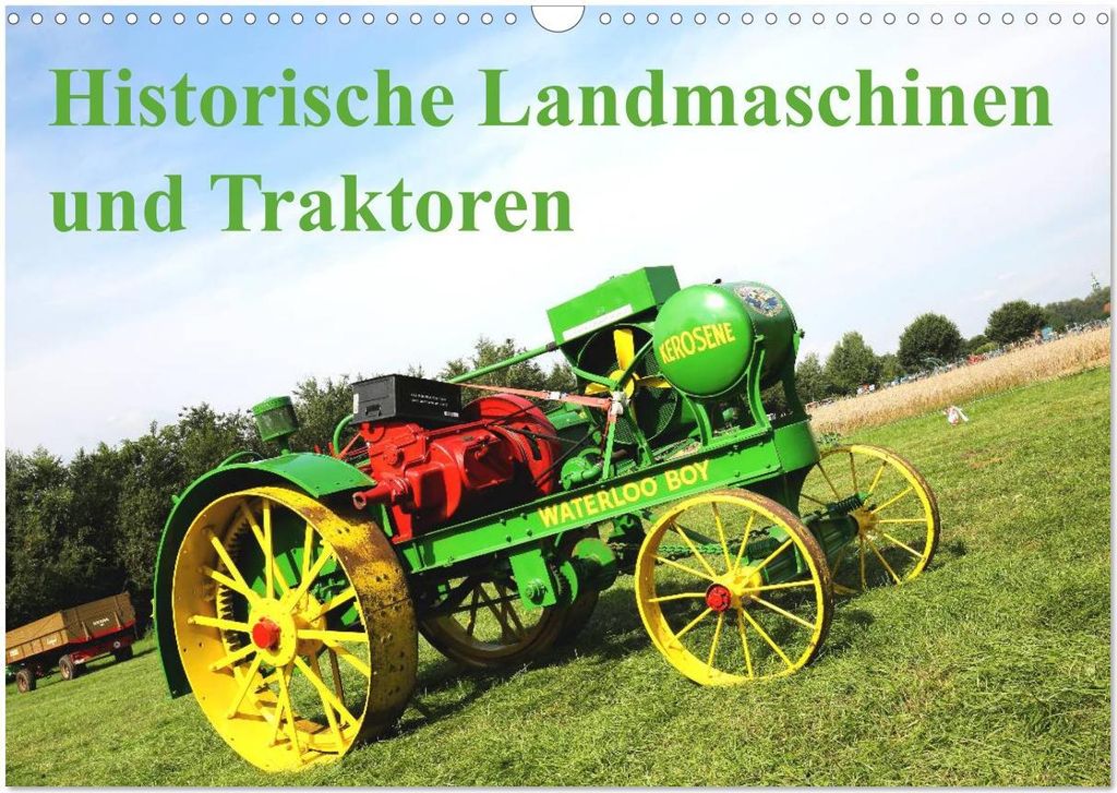 Historische Landmaschinen und Traktoren (Wandkalender 2026 DIN A3 quer), CALVENDO Monatskalender