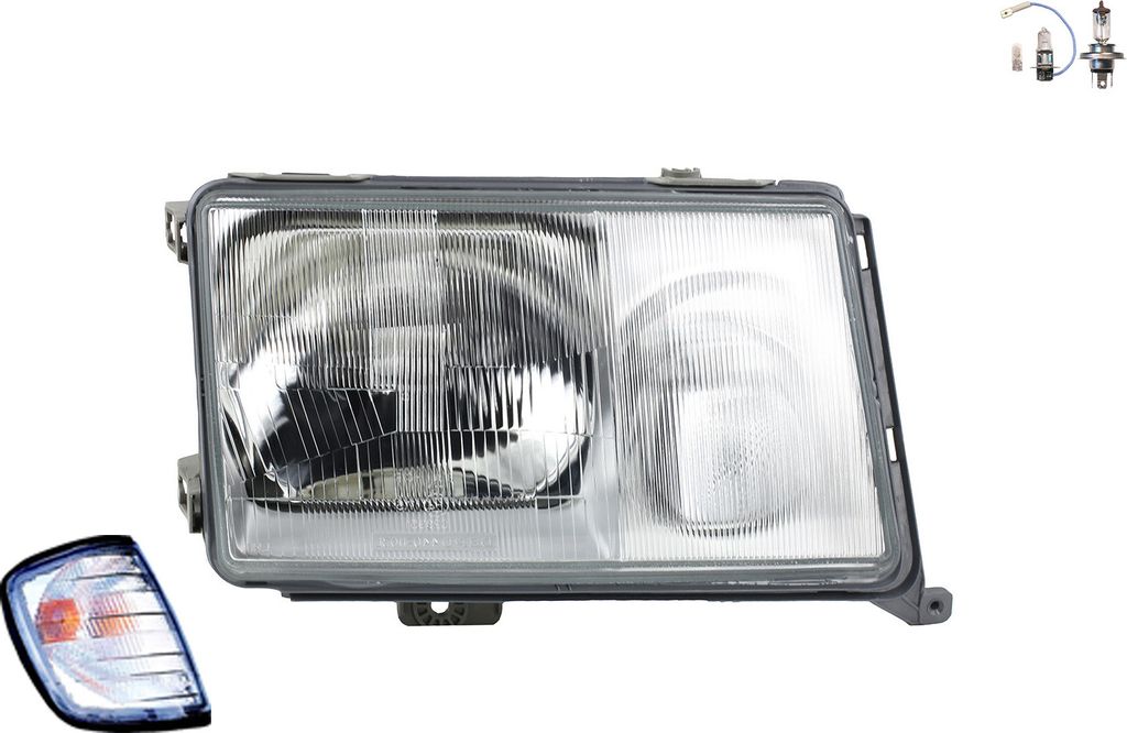 Johns, Scheinwerfer passend für Mercedes W124 09/89-06/1993 Rechts Leuchtmittel Blinker 1248206061 1248201259 1248203659 A1248206061 1248261043 A1...