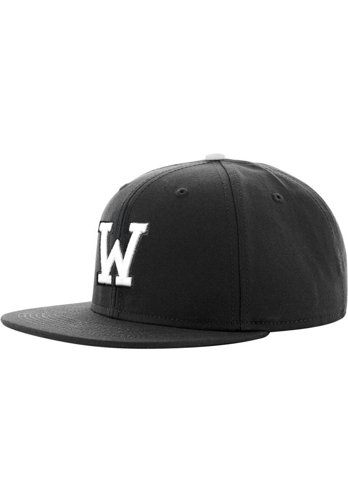 MSTRDS Cap W Letter Snapback Black-blk/L