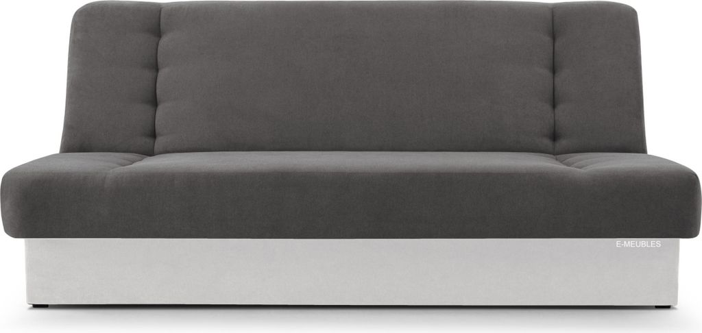 MOEBLO Schlafsofa CYPRUS – Sofa Kippsofa Klappsofa Click-Clack Couch für Wohnzimmer Federkern Sofagarnitur Polstersofa mit Bettkasten und Schlaf...