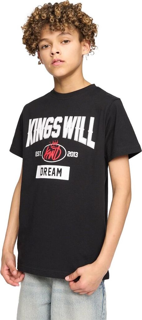Kings Will Dream - "Knockout" T-Shirt für Jungen BG2005 (XL) (Schwarz)