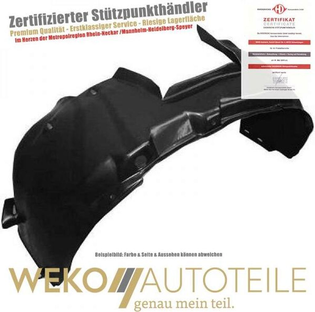Verkleidung Radhaus vorne links DIEDERICHS 1813009 für OPEL
