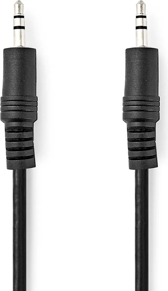 Cavo AUX 3.5mm Stereo 3m Nero | Connettore Jack Nichelato Universale
