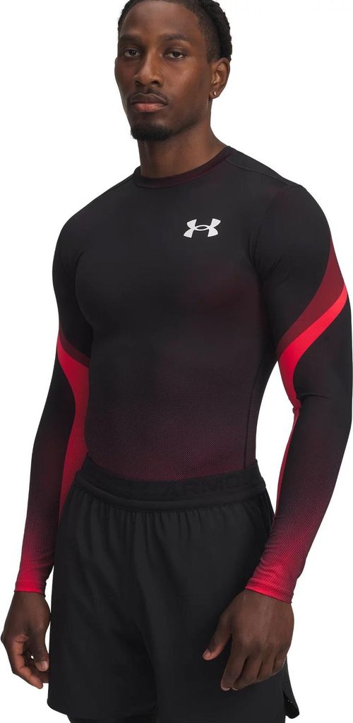 Under Armour Ua Heatgear Sub Crew Ls - red, Größe:XXL