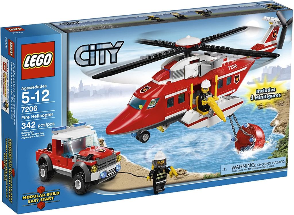 LEGO CITY Feuerwehr Helicopter (7206)