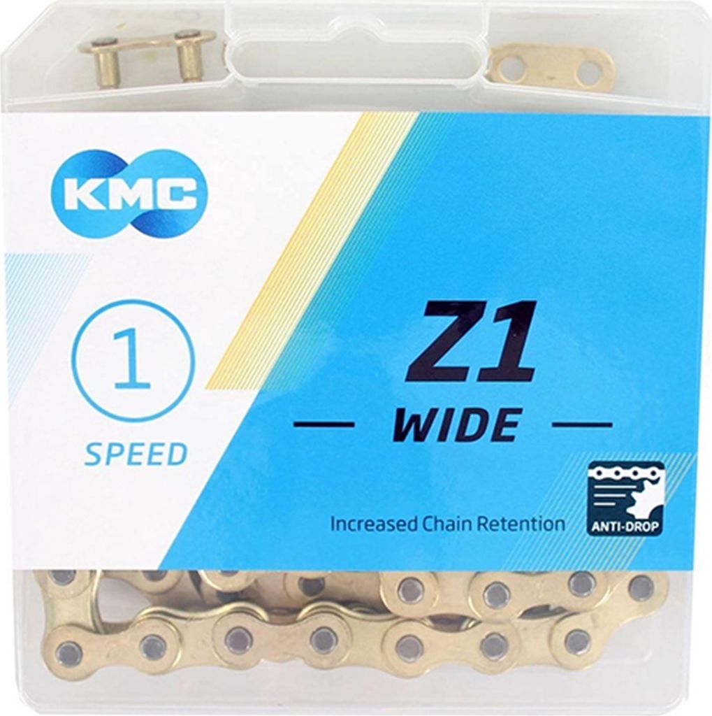 KMC Chaîne Z1 Wide Gold 1/2 x 1/8 112Gl Image du produit 