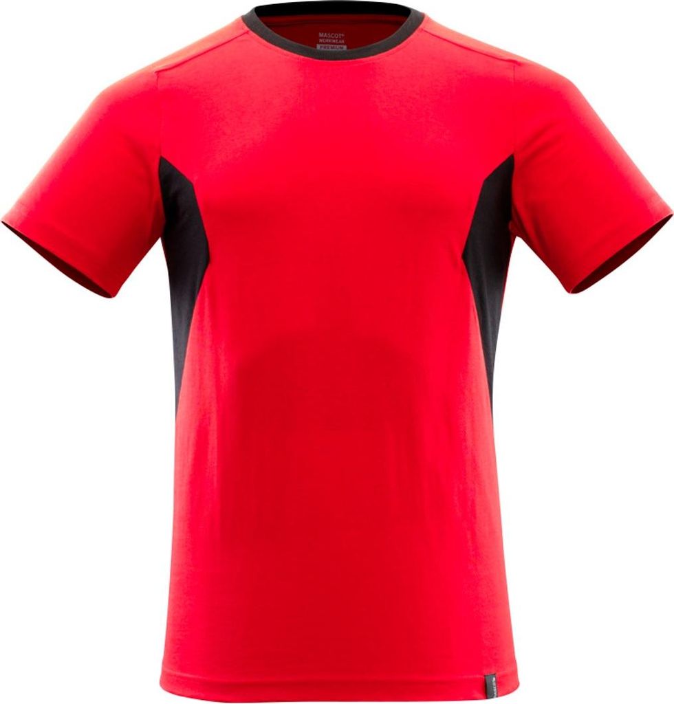 Mascot MASCOT ACCELERATE T-Shirt, moderen Passform Gr. XS verkehrsrot/schwarz
