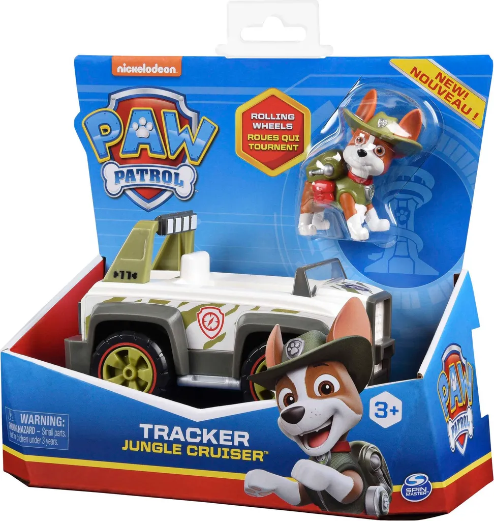 Voiture de Jungle Paw Patrol Tracker avec Figurine Articulée Jungle - 2