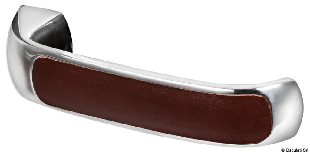 Double poignée Yale LEATHER en cuir véritable pour porte droite intérieure