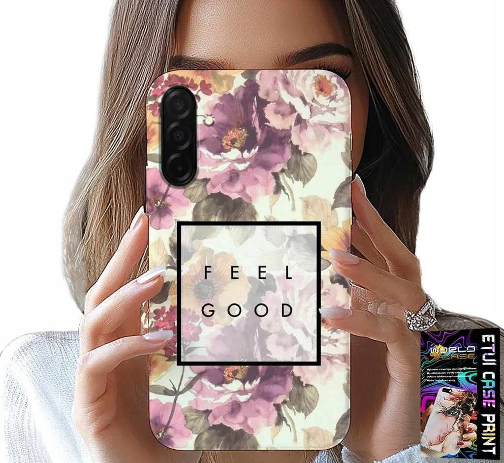 Cover Samsung A26 5G Design Floreale + Vetro | Accessorio Donna Elegante