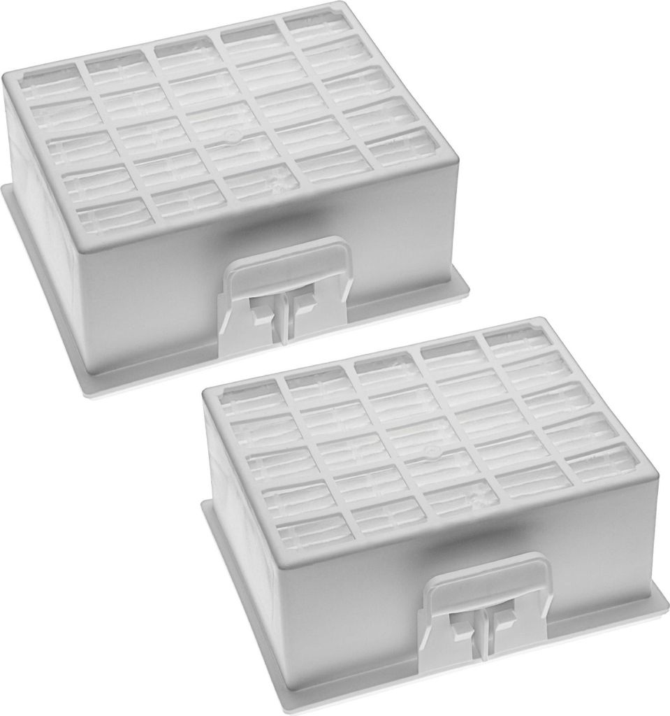 vhbw 2x Staubsaugerfilter kompatibel mit Bosch BSGL32282/03, BSGL3222RU/03, BSGL32238/03, BSGL32260/03 Staubsauger - HEPA Abluft-Filter Weiß
