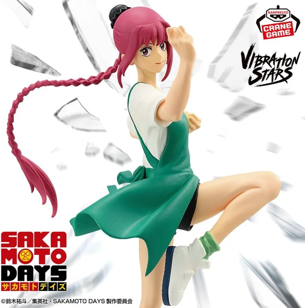 Figurine Lu Shaotang Sakamoto Days Détails Finition Peinture à la Main