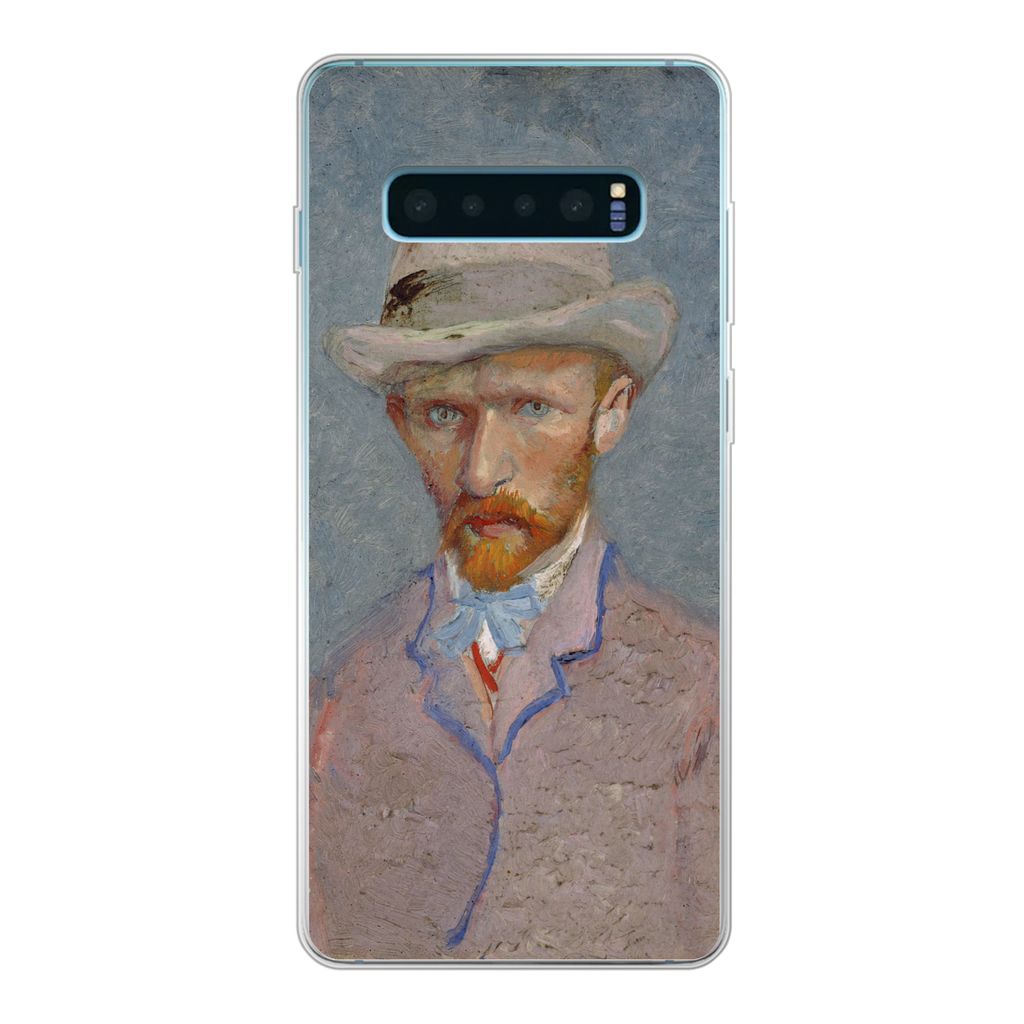 MuchoWow Handyhülle Schutzhülle Hülle für Samsung Galaxy S10 Lite Selbstporträt - Vincent van Gogh Silikon Softcase Handy Hülle - Schutz