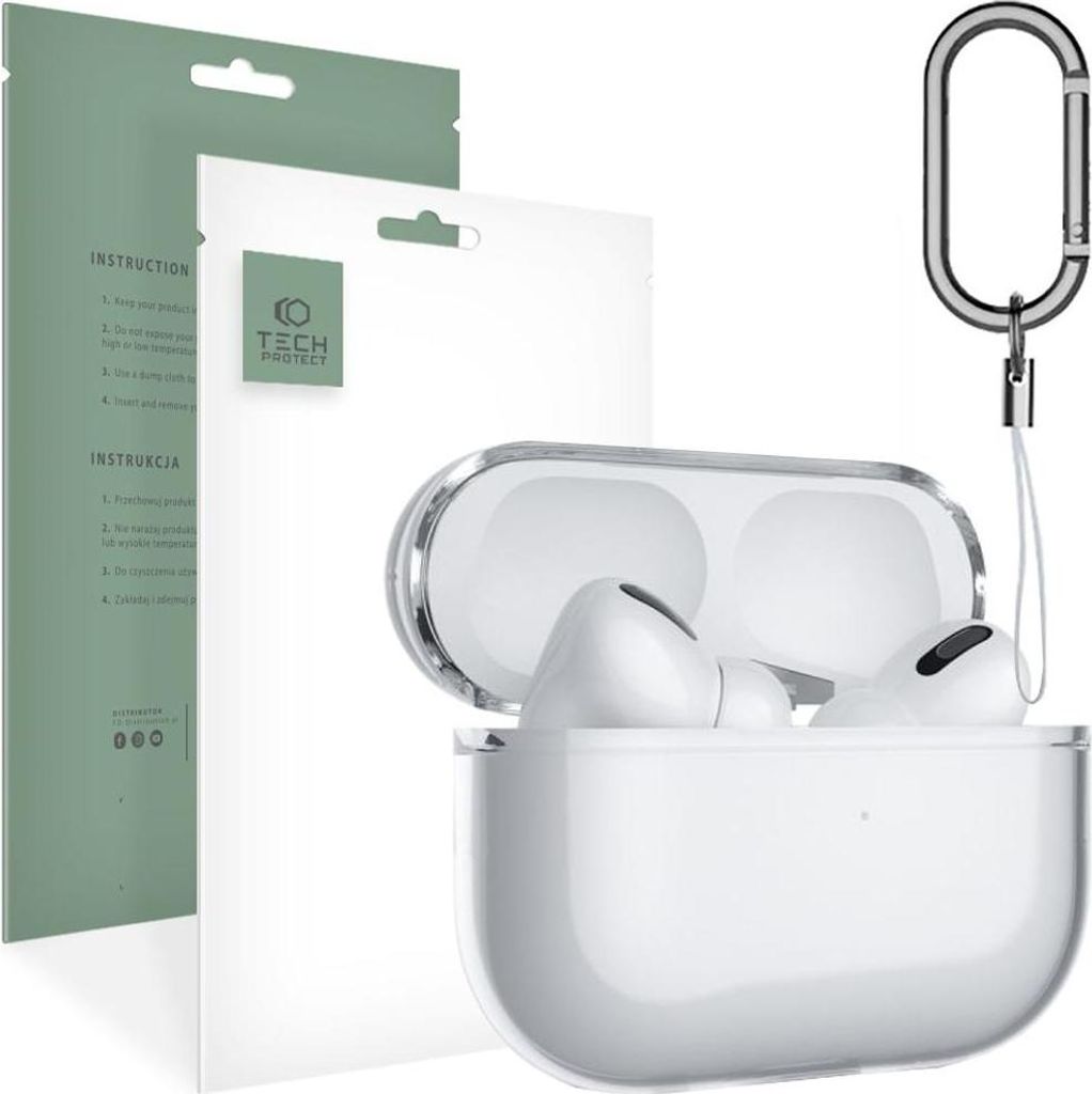 Tech-Protect Flexair Apple Airpods Pro 1/2 Klar Produktbild 
