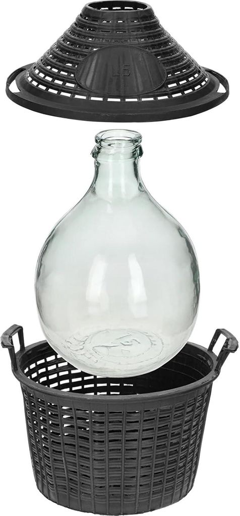 Weinballon Schutzkorb Ersatzkorb Kunststoffkorb Korb Glasballon Gärballon 5-25L 10L