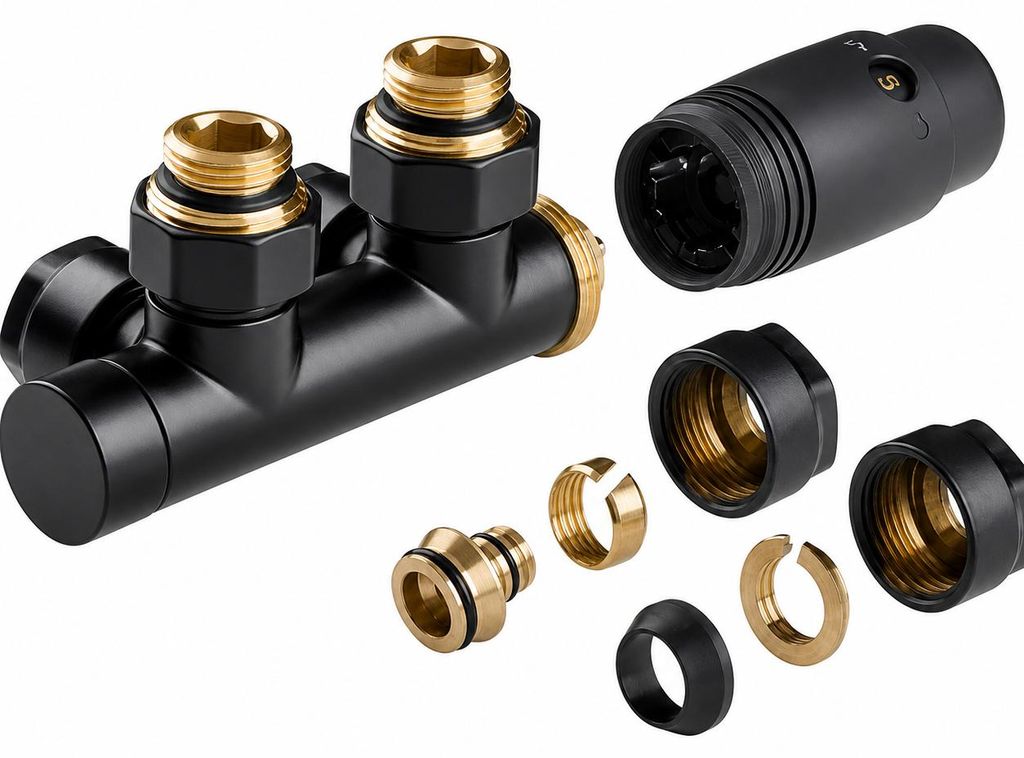 Thermal Trend universal Thermostatventil Set für Mittleren Produktbild  KI-generiertes Bild