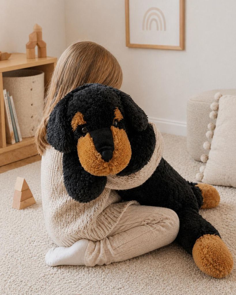 Sweety Toys 5512 XXL Gigante Rottweiler Peluche Cane - Immagine del prodotto 