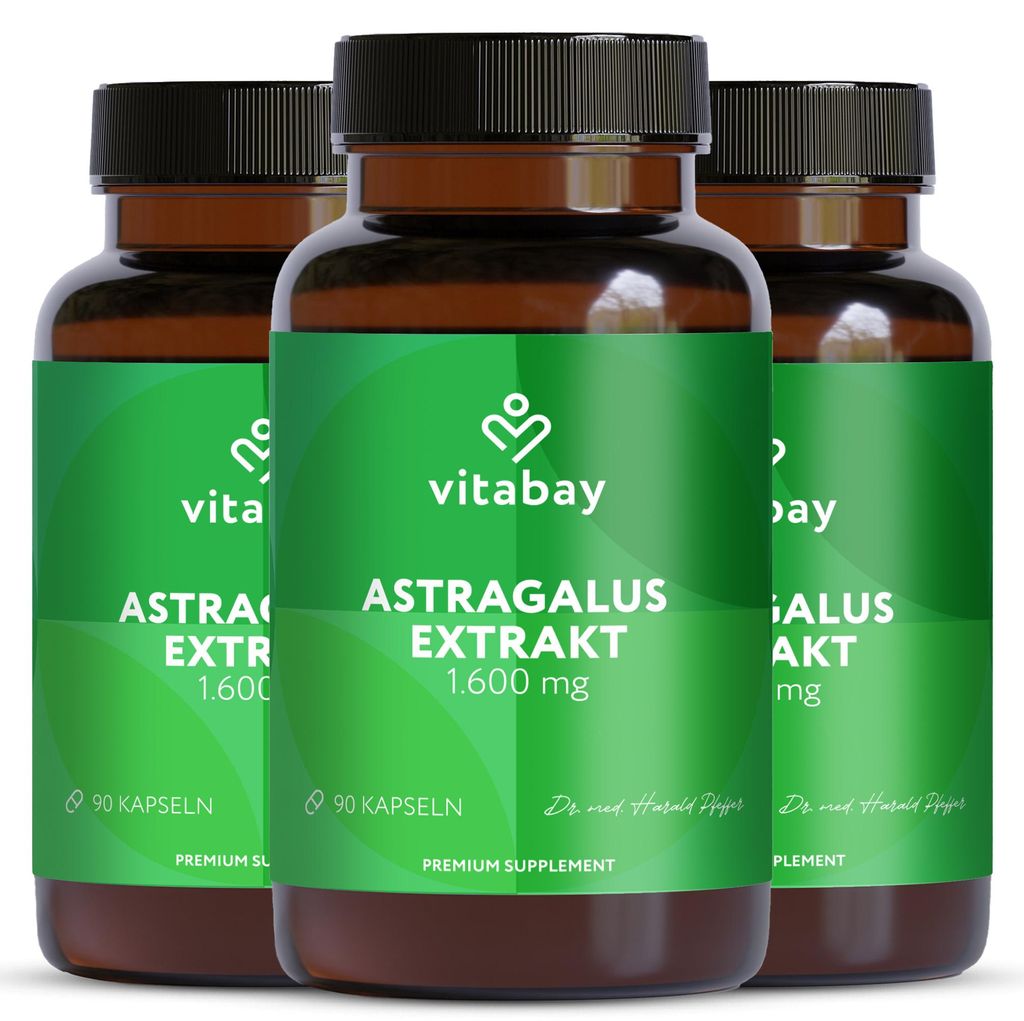 Vitabay Astragalus Kapseln Hochdosiert 10.000mg - 270 Produktbild 