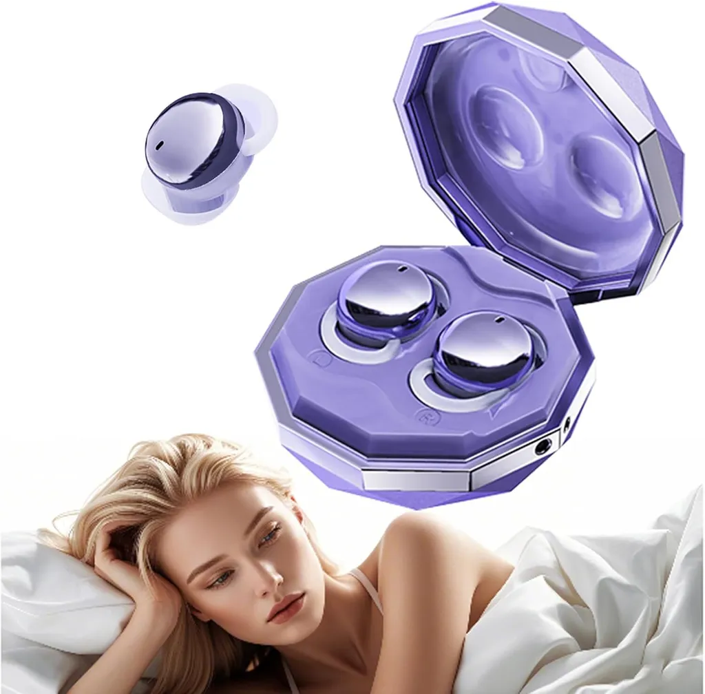 Mini Cuffie Invisibili Bluetooth 5.4 Earbuds Sleep per Ragazze