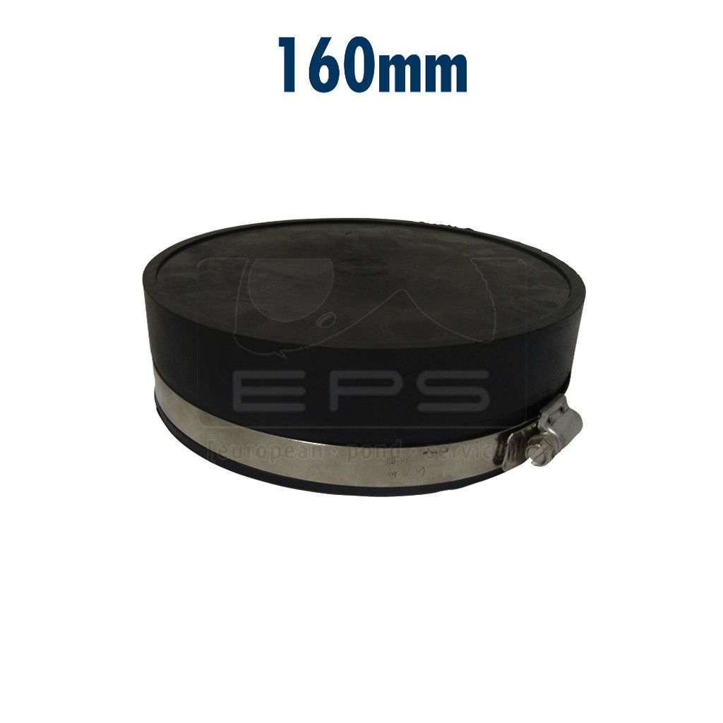 Flexible Endkappe 160 mm für PVC Rohre Produktbild 
