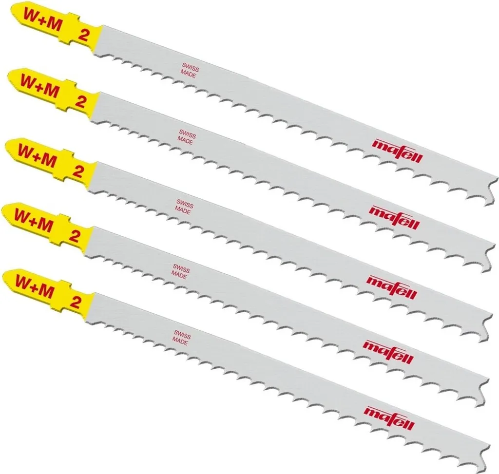MAFELL W+M2 Jeu de 5 Lames de scie Wood + Metal haute durabilité