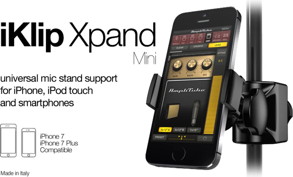 Support Smartphone pour Musiciens IK Multimedia iKlip Xpand Mini