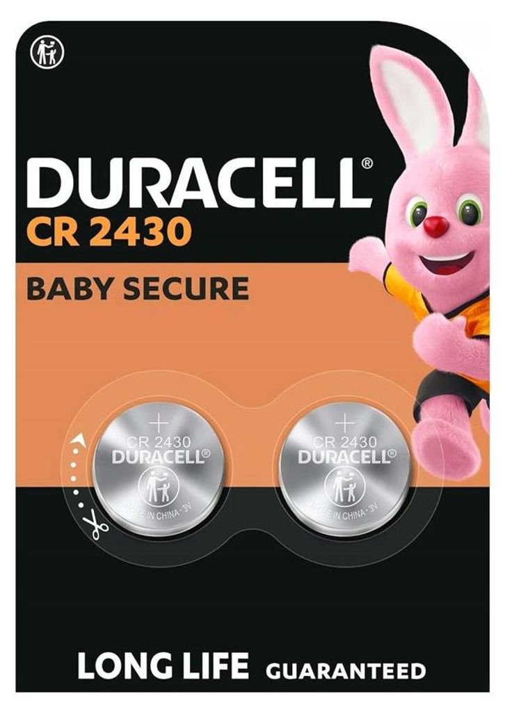 DURACELL 152090 Batterie Lithium, Knopfzelle, CR2430, 3V Obrázek produktu 