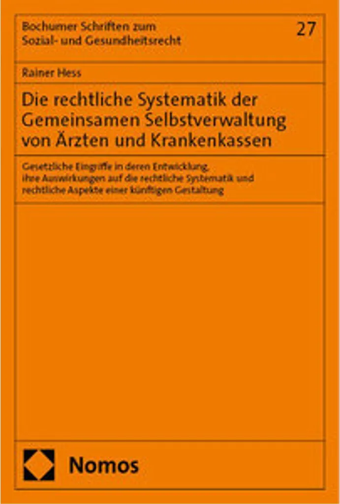 Livre de droit santé : Die rechtliche Systematik de l'autogestion médicale