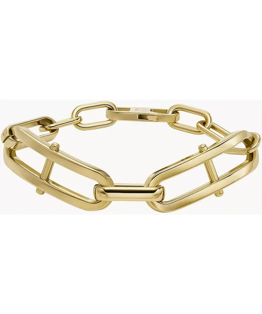 Fossil Heritage Gold Bracelet | Bracciale D-Link Dorato per Lei