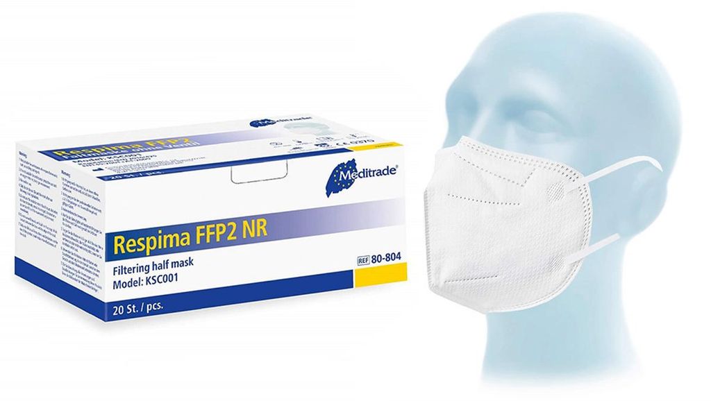 Meditrade Respima Atemschutzmasken FFP2 NR Produktbild 