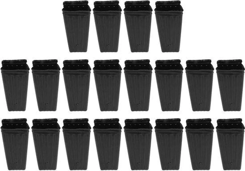 Pots de culture pour semis et boutures de fleurs, pack de 20