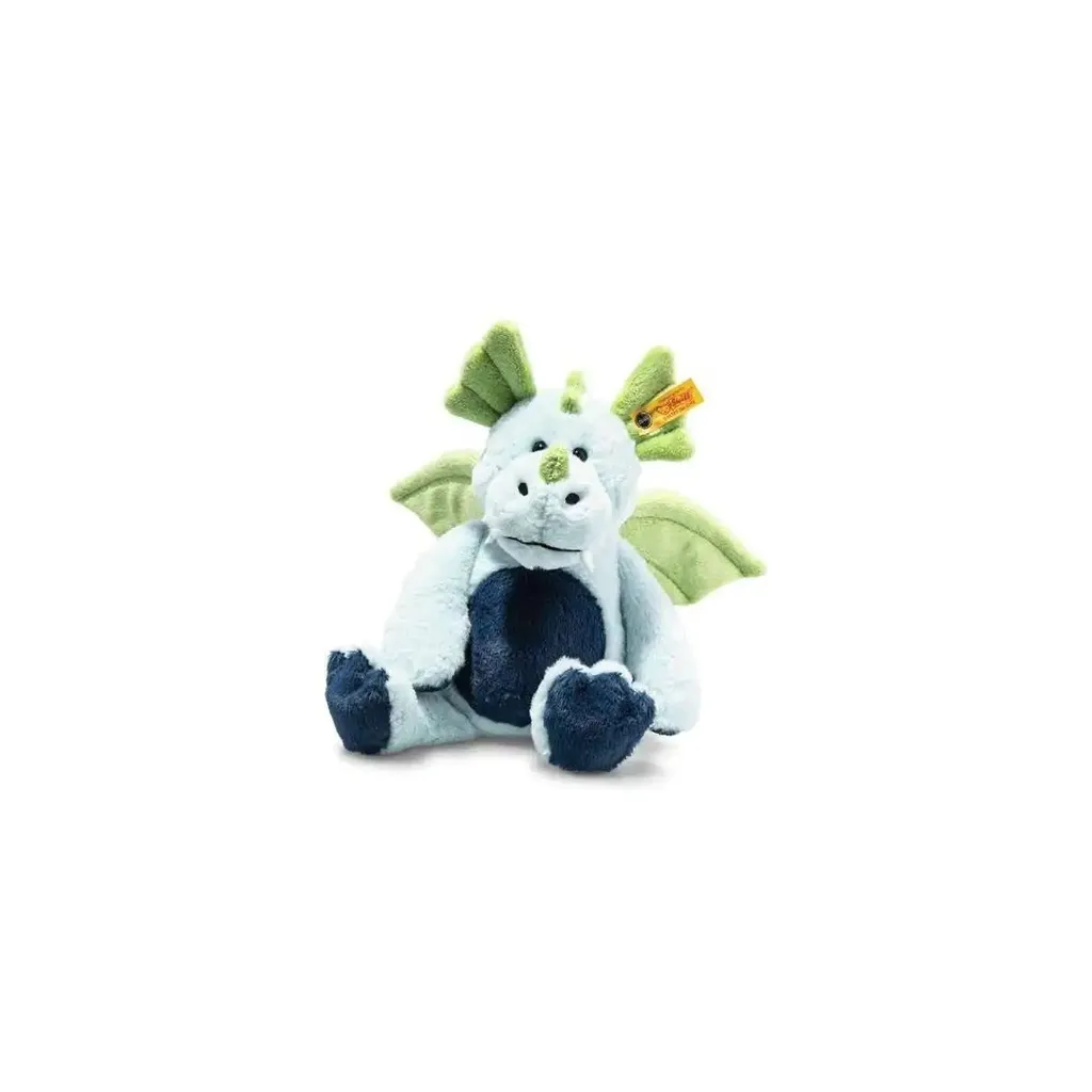 Dragon en peluche Steiff Samu 28 cm, textures douces et couleurs