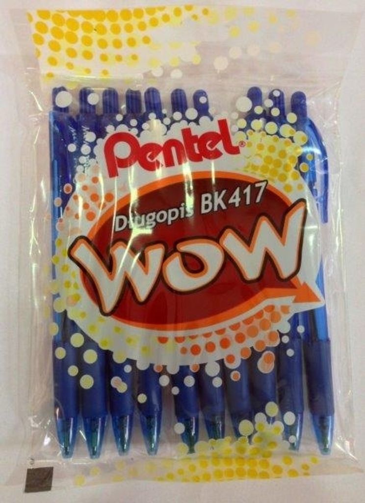 Wow Kugelschreiber 0,7 Mm Blau Bk-417-C (10) 9647 Image du produit 