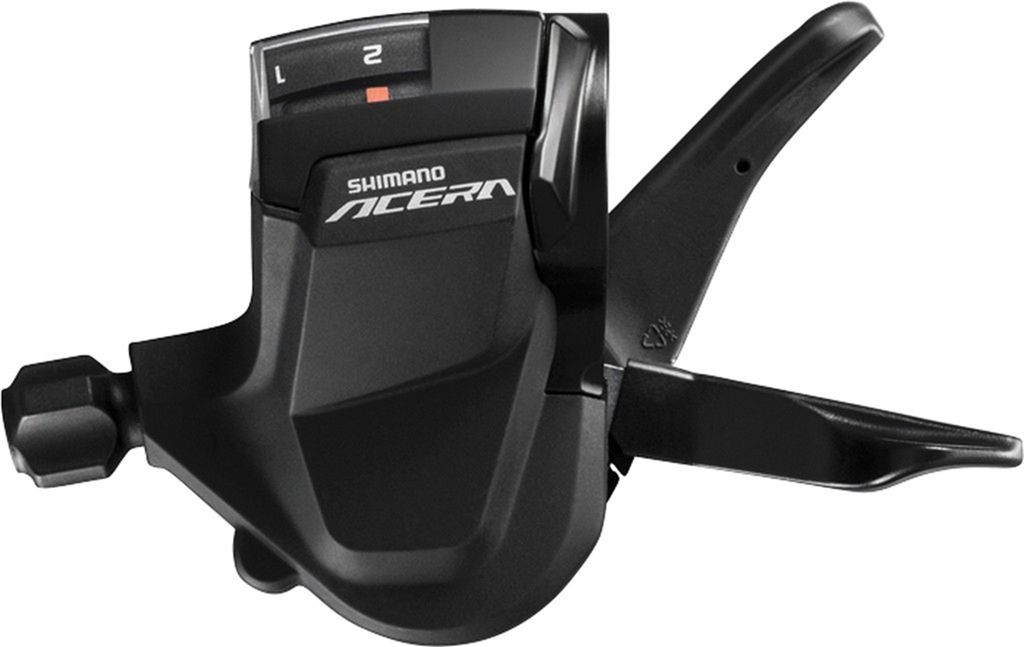 SHIMANO ESLM3010LB Schalthebel Acera SL-M 3010 2-fach, links, 1800mm, Rapidfire, schwarz