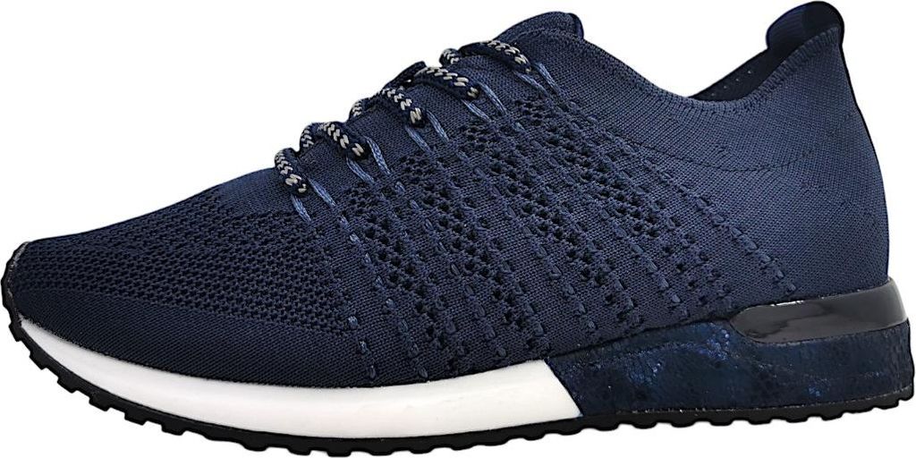 La Strada q Damenschuhe Schnürschuhe Sportive Schnürer Blau Freizeit, Schuhgröße:41 EU