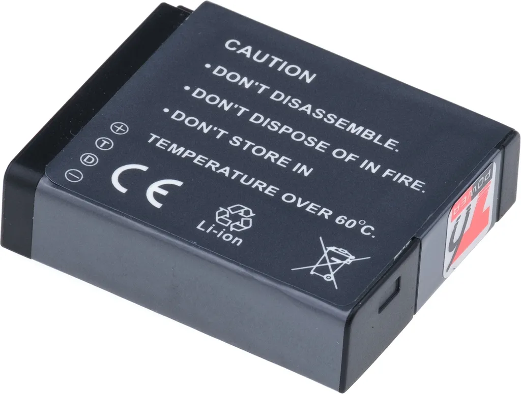 T6 Power Batteria Li-Ion per Panasonic DMW-BLH7E 7,2V 680mAh - 3