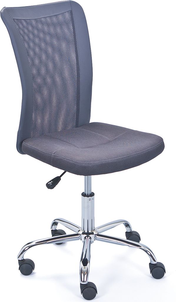 Kinder Bürostuhl Modell Bo, Grau, 53 cm Breite, 89 cm Höhe, 53 cm Tiefe