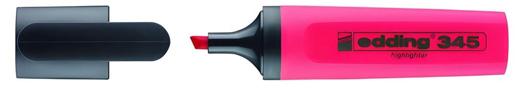 Edding 345 Textmarker, Highlighter Keilspitze 2–5mm, Produktbild 