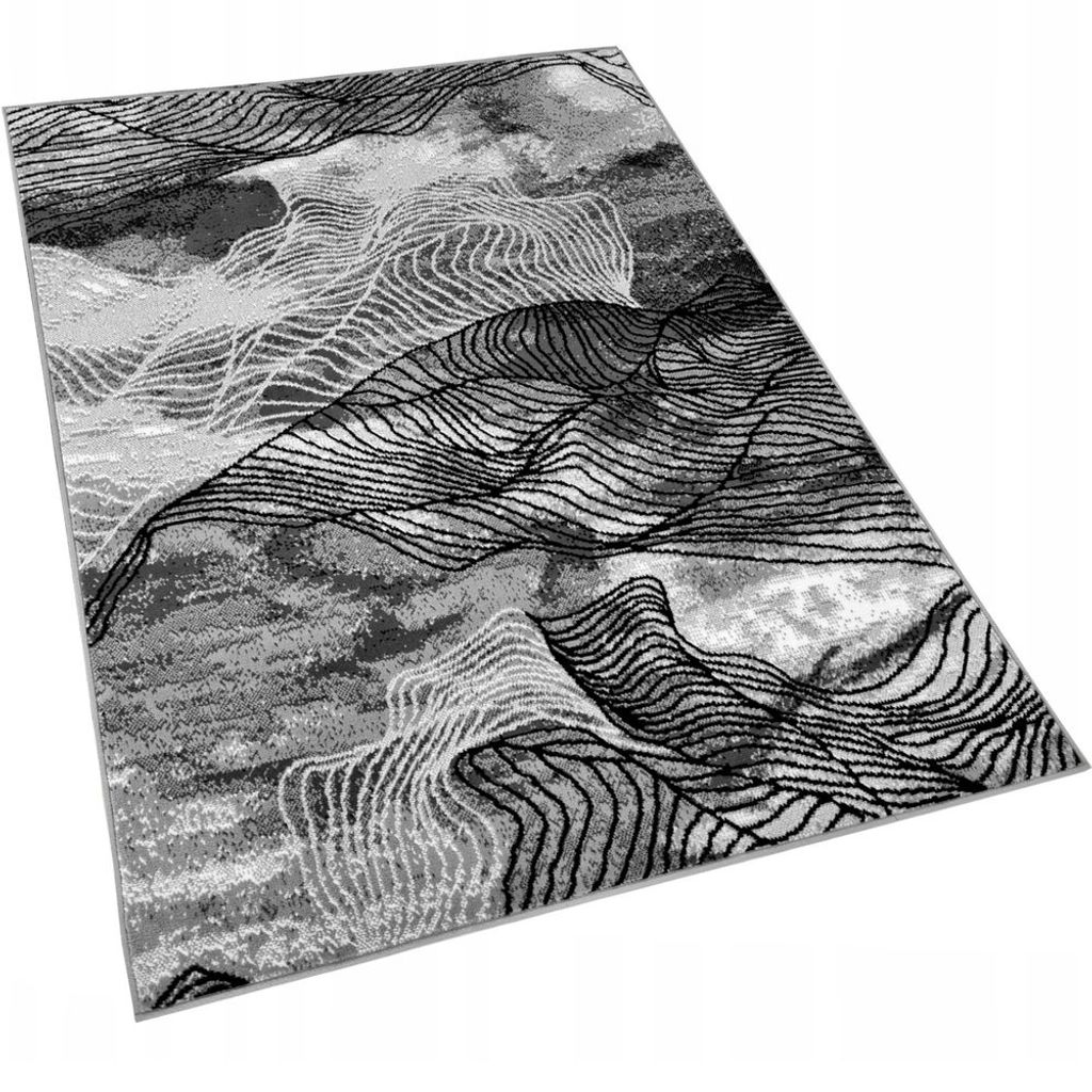 Moderner Stückteppich 200x400 cm LUKEN - grau