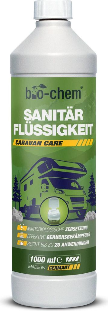 bio-chem Sanitärflüssigkeit für Campingtoilette - 1 L inkl. Produktbild 