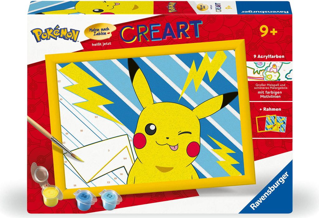 Ravensburger CreArt - Malen nach Zahlen 25557 - Pikachu - Produktbild 