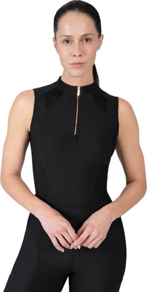 Maximilian Equestrian Top Damen Sleeveless Frame Funktionsshirt Black L