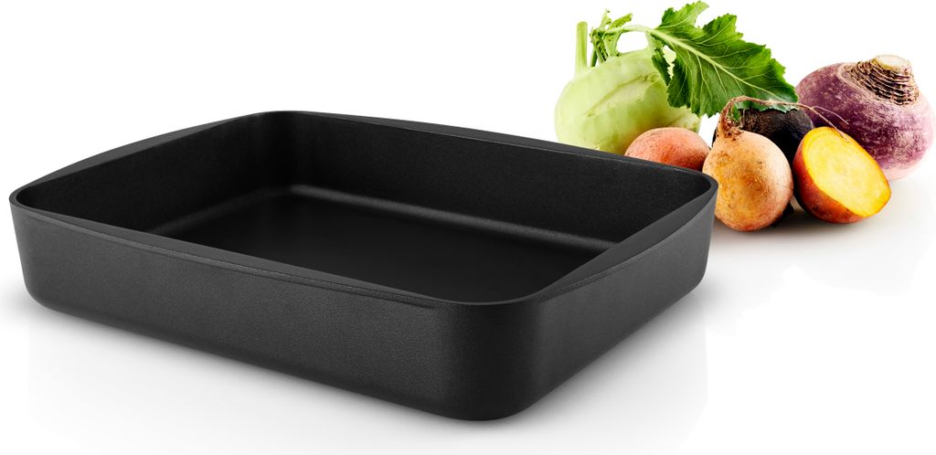 Eva Solo Bräter, Form, Backform, Bratform, Kochen, Zubehör, Schwarz, Aluguss, 36 x 28,5 cm, 202090