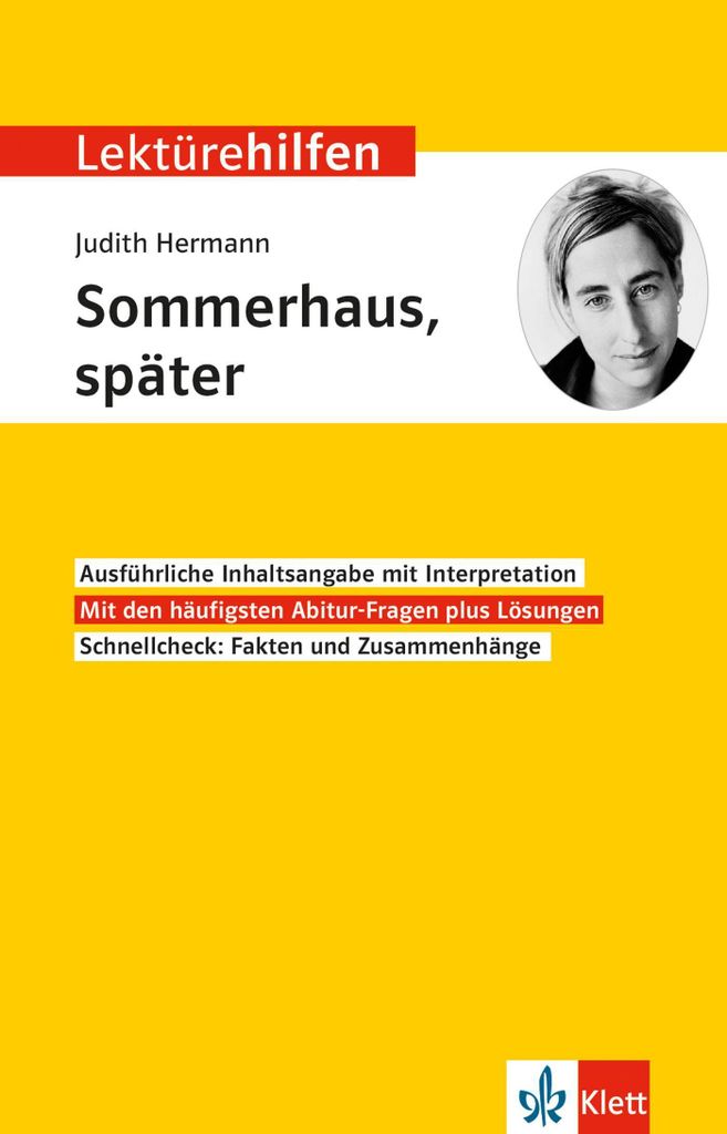 Lektürehilfen Judith Hermann ""Sommerhaus, später""